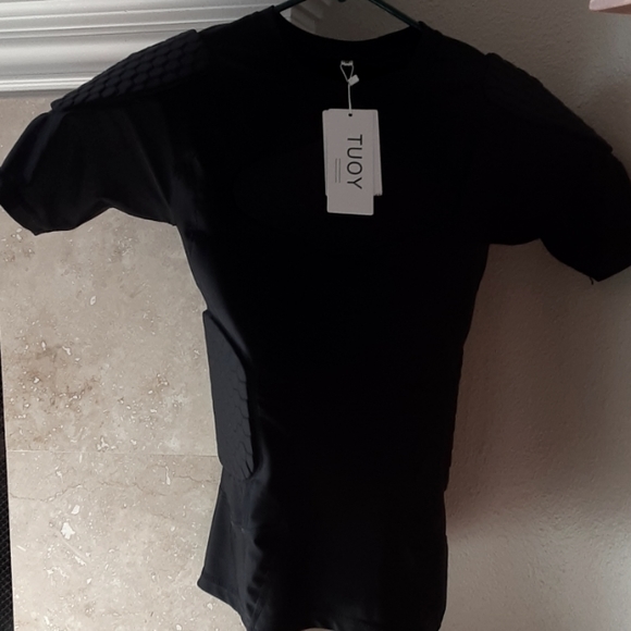 Tuoy padded compression protective shirt - Picture 1 of 9